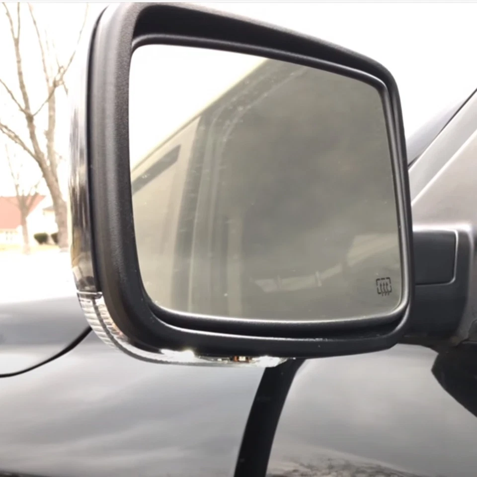 Juego de 1/2 espejos retrovisores exteriores vidrio térmico señal lado de alimentación para conductor Dodge Ram 2500 Foto 2 de 4