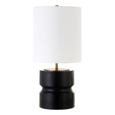 Henn Hart 27" Black/Gold Table Lamp