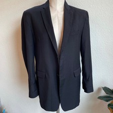 Izod Black basic blazer sports coat boys 18 formal jacket