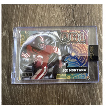 Wild Card 2023 Joe Montana #OCW-RB1-JM One of One Football Trading Card 1/1