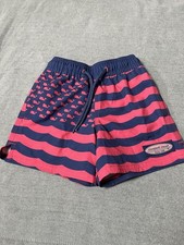 Vineyard Vines Whale Swim Trunks Boys 2T Americana Flag Stars Whales