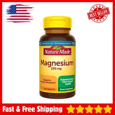 Magnesium Oxide 250 Mg, Dietary Supplement for Muscle, Heart, Bone and Nerve Hea