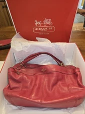 Coach Leather Purse -Red