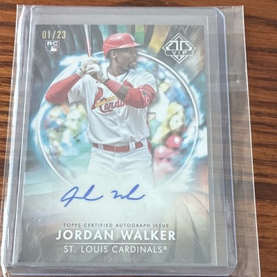 Topps 2023 Transcendent VIP Party Jordan Walker Cardinals Auto RC VIPA-JWA /23