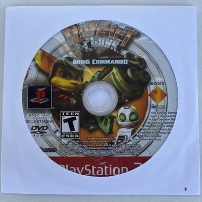 Ratchet and Clank Going Commando PlayStation 2 PS2 DISC ONLY Tested Greatest Hit