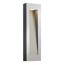 Hinkley Lighting Luna 2 Light Outdoor Medium Wall Mount, Titanium - 1669TT-LED