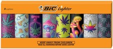 BIC Special Edition Counterculture Series Lighters, 8-Count
