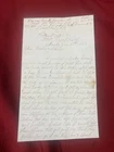 1865 Visiting a Prison Camp of Confederate Soldiers In SC Civil War Letter.