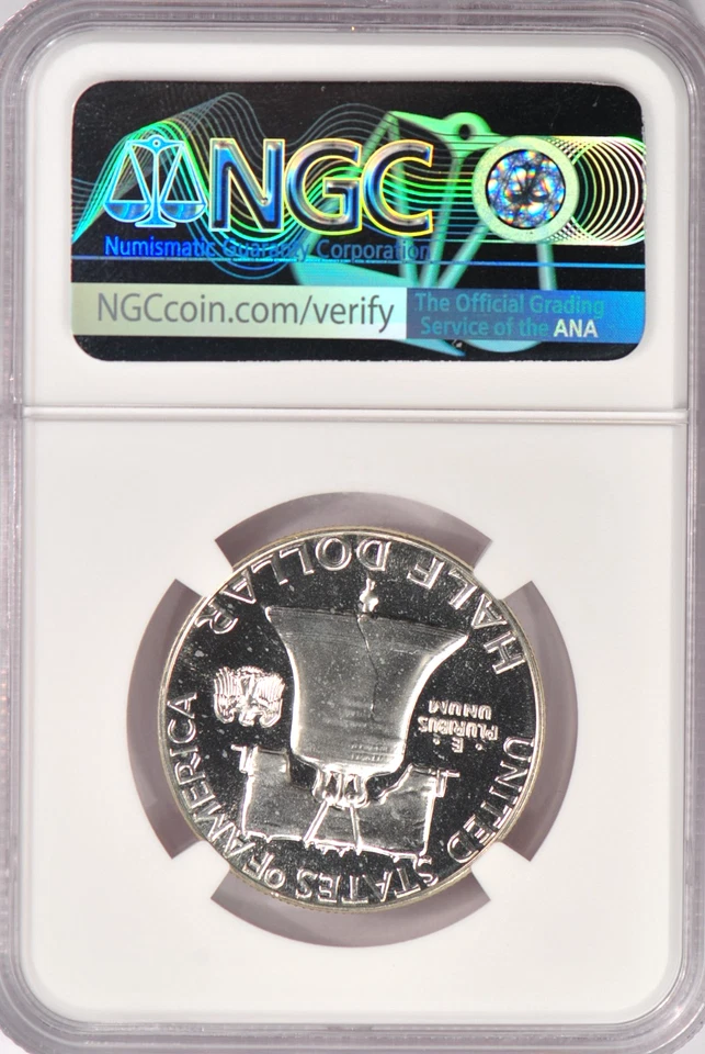 1963 Franklin Half Dollar Proof NGC PF 67 STAR PR67* Frosty Silver Coin 50C - Image 2 of 2