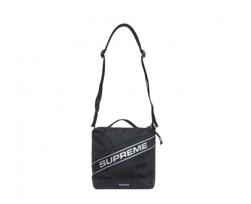 Supreme 3D Logo Black Shoulder Bag FW23 NY Brand New