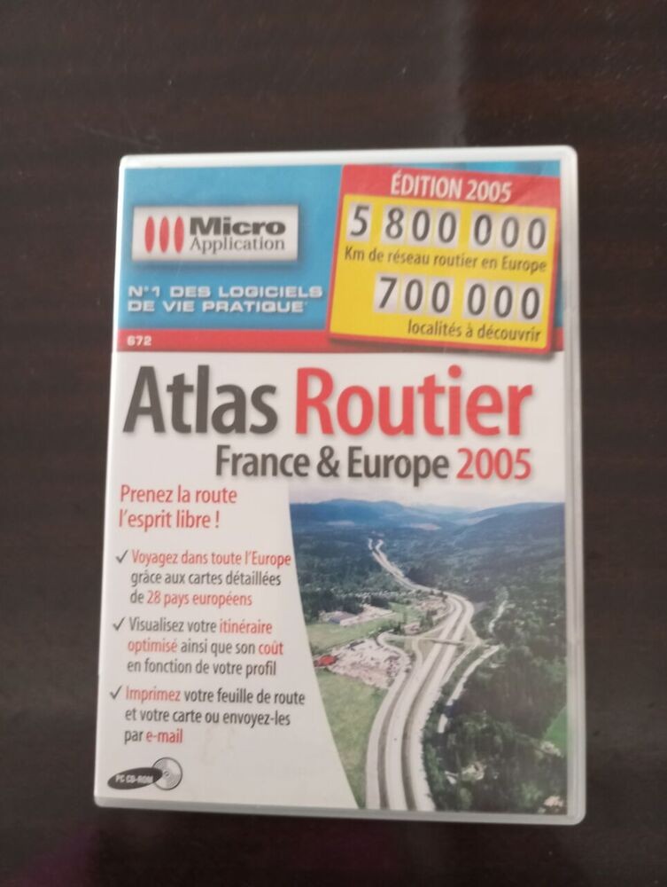 Atlas Road Map - France & Europe Edition 2005 | Good Condition