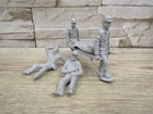 Vtg 1950's Marx Battle of Blue & Gray Playset Wounded Soldiers Stretcher Bearers