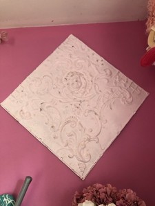 Tin Ceiling Tile With Cherub