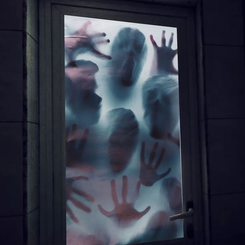 HG Halloween Decorations PVC Large Halloween Window Cling Scary Halloween - Picture 8 of 12