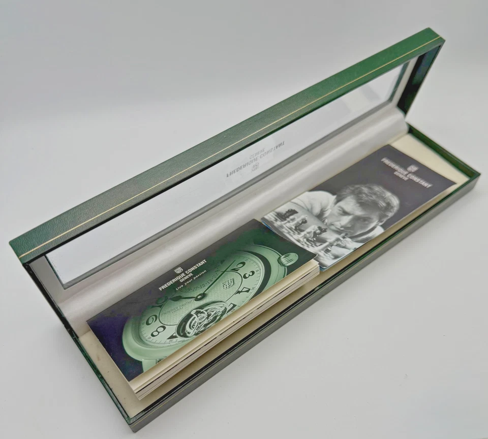 JUEGO COMPLETO chapado en oro vintage Frederique Constant Slimline FC235X3S5/3S6 Foto 3 de 4