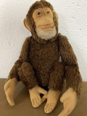 Vintage Steiff Jocko Chimpanzee Mohair With Glass Eyes, Felt Face And Paws