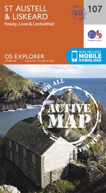 St.Austell,Liskeard, Fowey, Looe and Lostwithiel by Ordnance Survey