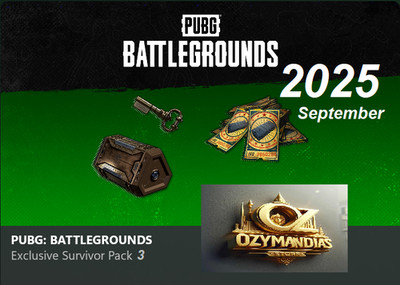 PUBG PlayerUnknowns Battlegrounds Survivor Pack 3 September 2025 XBOX Exclusive