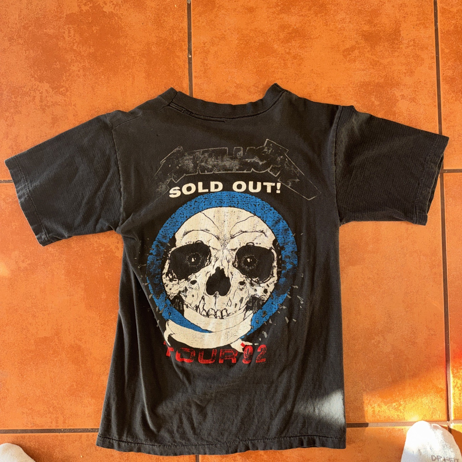 Metallica Band Tee Rare 1992 Sold Out Single Stitch Shirt  Vintage 90s image 6