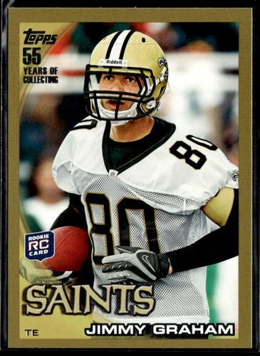 Jimmy Graham 2010 Topps Gold RC /2010 #265 New Orleans Saints