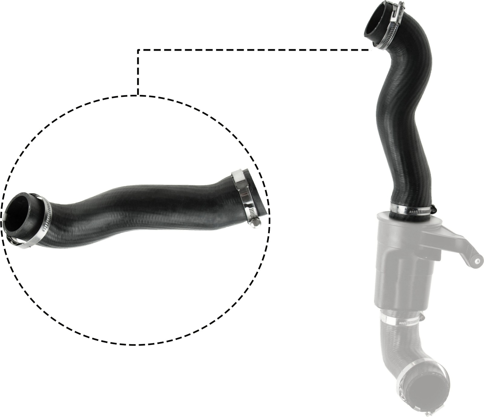GATES 09-0718 Charger Air Hose for MINI - Image 17