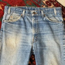 Vintage Levi's 517 Orange Tab Bootcut Jeans 36x32 Made in USA