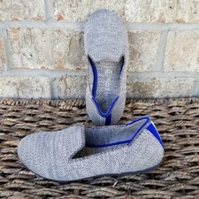 Rothy's Kids GRAY Flats Comfort Loafers Shoes Little Girls 10 size UP 1 Size