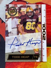 2001 Press Pass Autograph Todd Heap (RC) - Arizona State