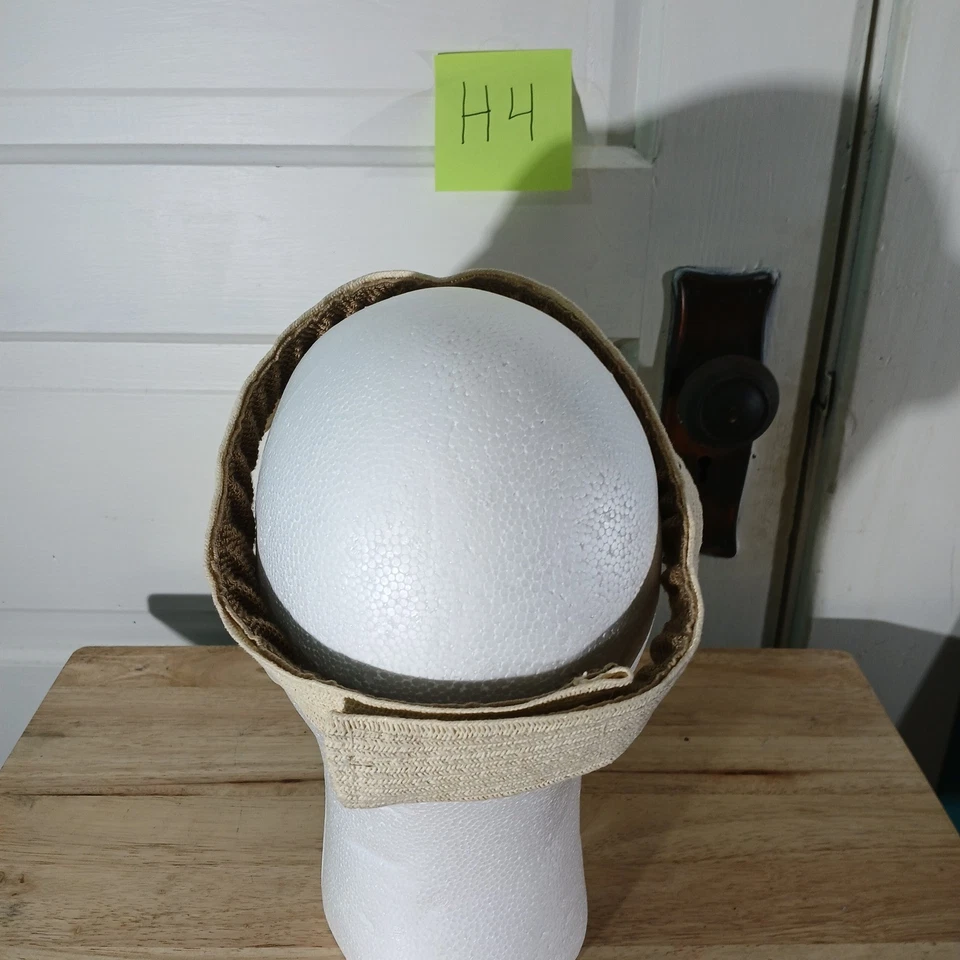 Nine West Straw Visor Hat Brown Braided Detail Summer Beach Vacation Style - Image 3 of 4