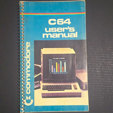 Commodore C64 Vintage User Manual - Spiral Bound User s Manual Booklet