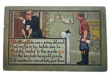 Vintage 1910s Postcard ~ C. Ryan Old King Cole Nursery Rhyme, Winsch