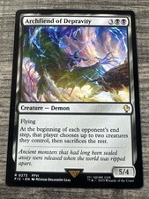 Archfiend of Depravity 273 NM Normal Commander: FINAL FANTASY MTG EN