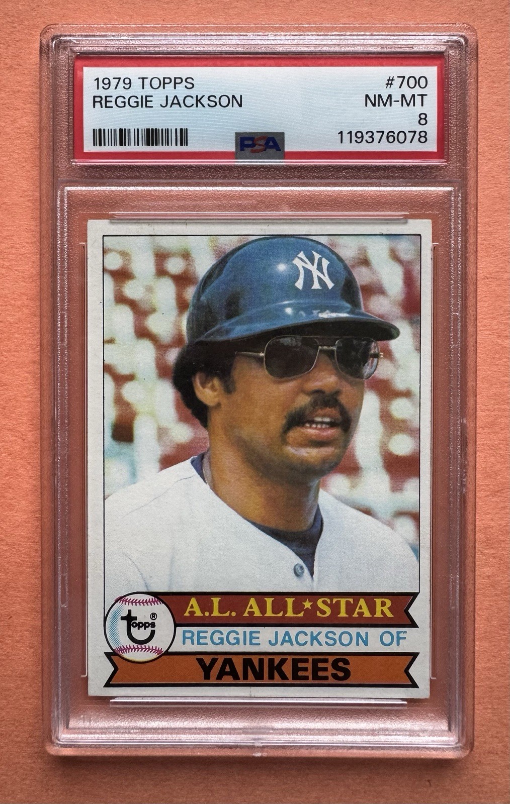 1979 Topps Reggie Jackson #700 PSA-8 *SLEEVA Cards*