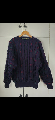 Vintage Pullover 100% Shetland Wolle Pullover Unisex Größe S/M oder 10/12