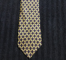 CHRISTIAN DIOR Monsieur Vintage Men Silk Tie Made in USA