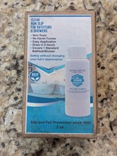 Tub Guard Clear Non-Slip Coating Shower Tub Slip and Fall Prevention 2 oz