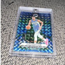 2023-24 Panini Mosaic Giannis Antetokounmpo #279 Prizm City Edition Bucks