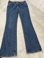 Levis Jeans Womens 8 Tall Blue Bootcut Mid Rise Stretch Denim Medium Wash