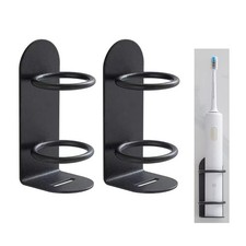 Mighty Eco-Friendly Wall Toothbrush Holder for Bathroom - No Drilling, 2Pack ...
