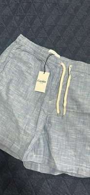 NWT Corridor New York Men s Shorts   Chambray Blue Cotton, XXL
