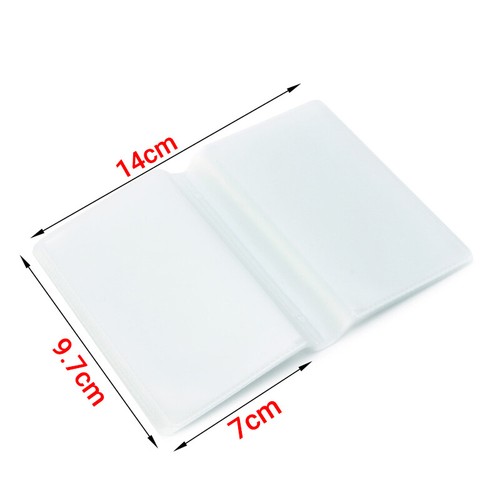 10 Page 20 Card, Credit Card or Picture Plastic Holder Inside Bag -Wallet Insert - Picture 2 of 12