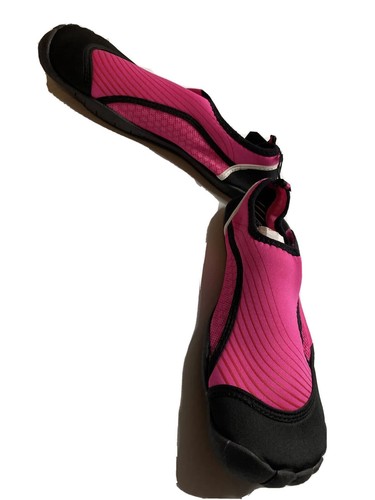 Athletic Works Water Shoe Sz 11 Hot Pink Black White Breathable Cushion Sole - Picture 6 of 6