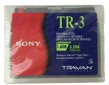 SONY 1.6GB 3.2GB TR-3 Mini Travan Data Tape Cartridge 50503 QIC QTR-3  Sealed