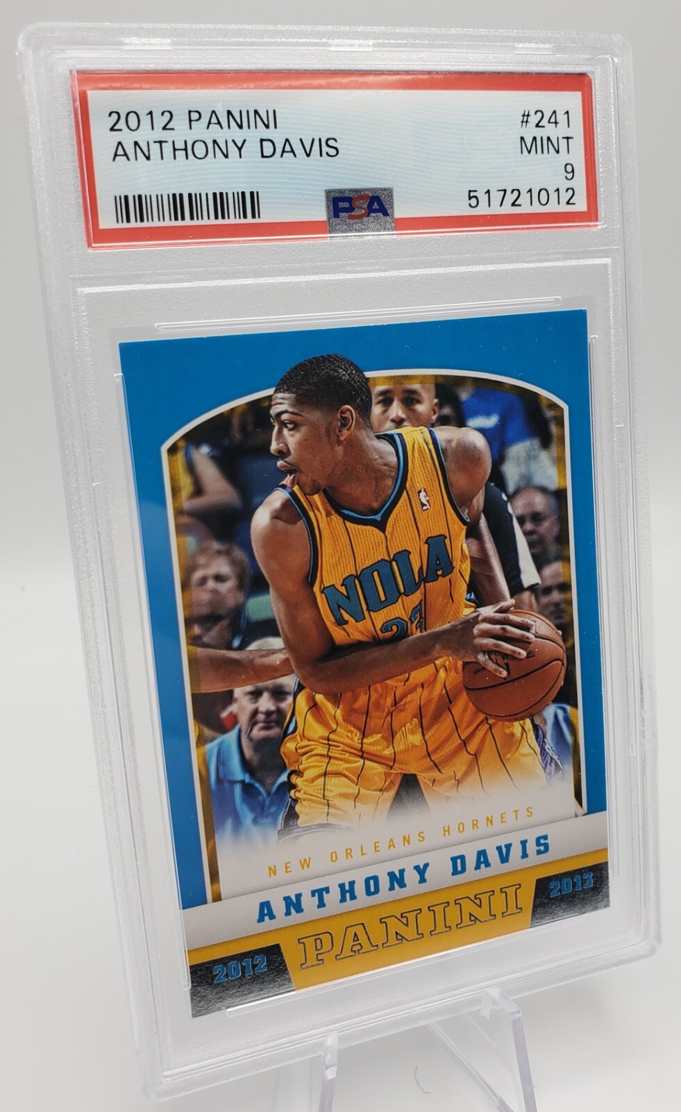2012-13 Panini #241 Anthony Davis Rookie RC PSA 9 MINT