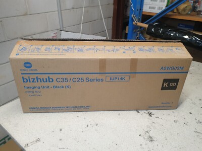 Genuine Konica A0WG03M IUP14K Black Imaging Unit for bizhub C35 / C25 Series
