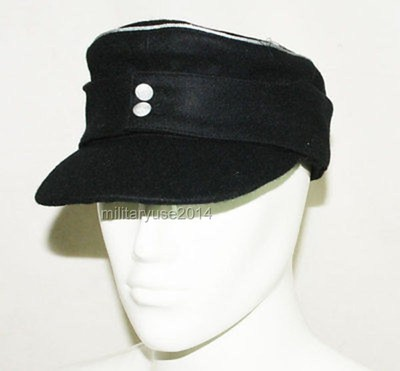 #ad #ad WWII German WH EM Elite Officer M43 Panzer Wool Field Cap Size L GM022 $18.79