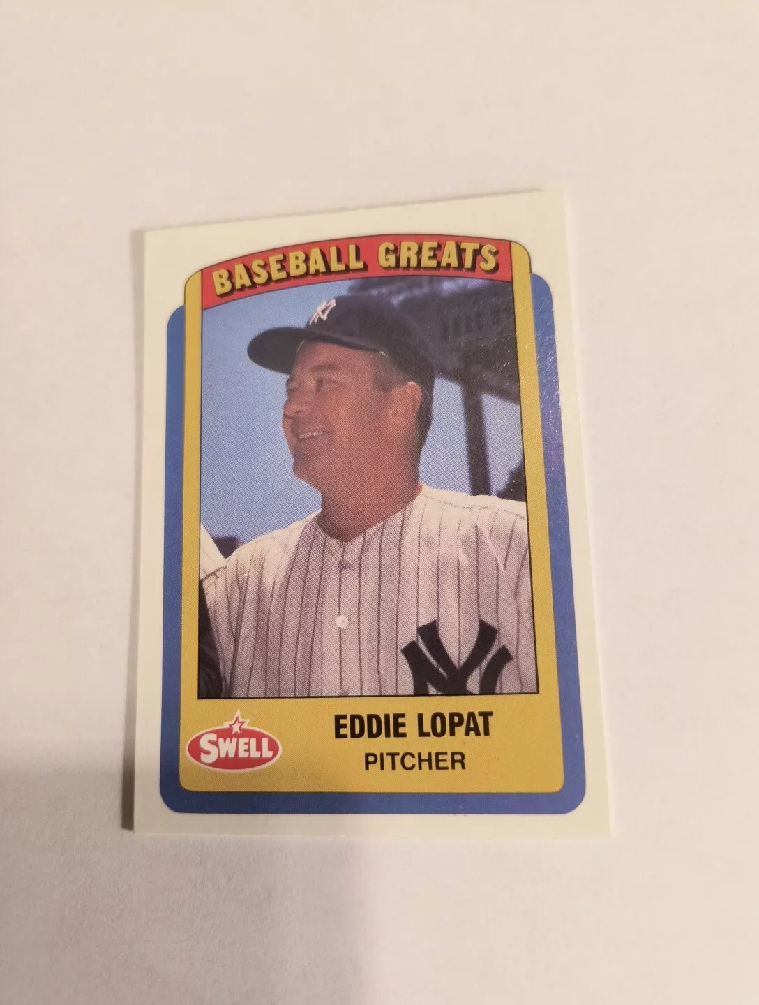 Eddie Lopat trading card