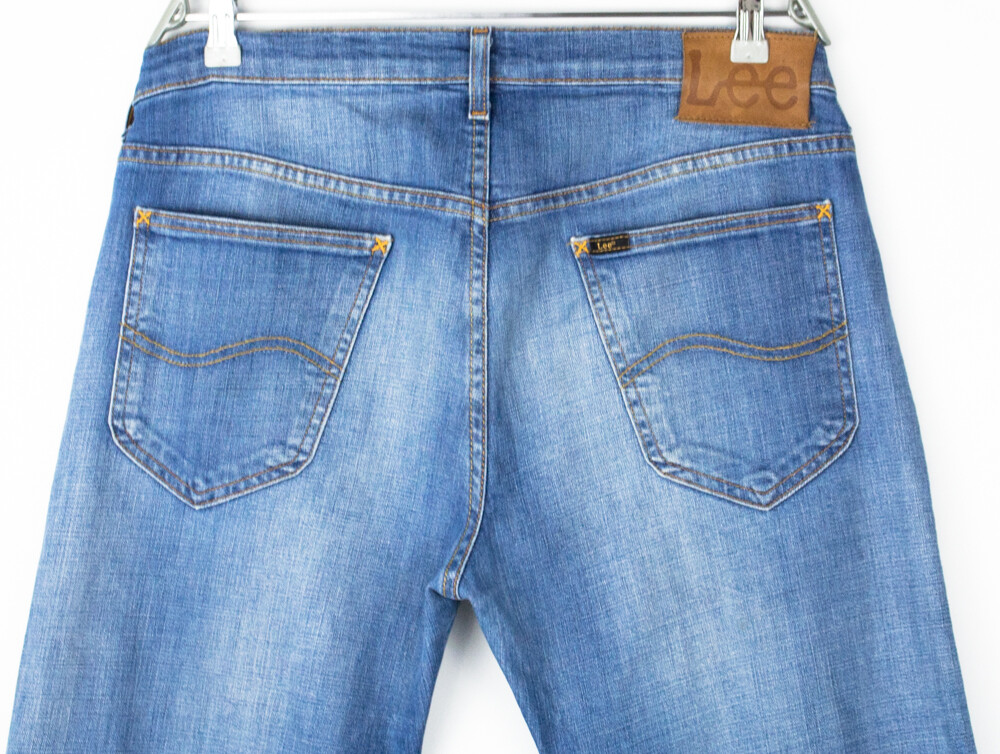 Lee Legendary Slim Jeans, Nero, 42 IT (28W/34L) Uomo