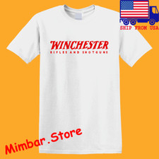 Winchester Firearms Men's White Size S-5XL
