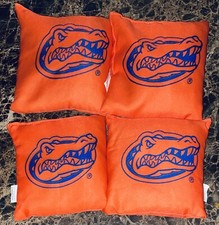 Florida Gators Cornhole Bean Bag Toss Full Size Lot Of 4 NCAA Wild Sports NEW